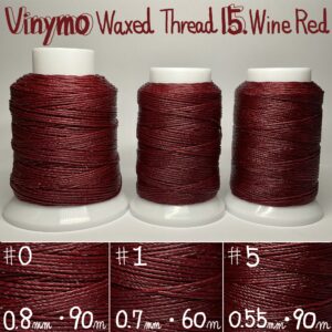 Vinymo Waxed Thread【15.Wine Red】