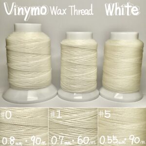 Vinymo 蝋引き糸【White】