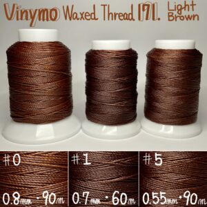 Vinymo Waxed Thread【171.Light Brown】