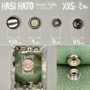 HASI HATO ジャンパーホック ミニ (No.7090)【ニッケルメッキ】