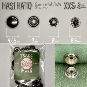 HASI HATO Durable Dot Setter XXS (No.7090)【Gunmetal Plate】
