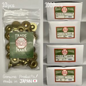 【HASI HATO】バネホック (特大/ No.8050) 真鍮無垢