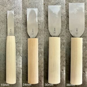 Skiving Knife 30mm (Japanese Style) Includes: Polishing compound