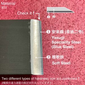 Skiving Knife 30mm (Japanese Style) Includes: Polishing compound