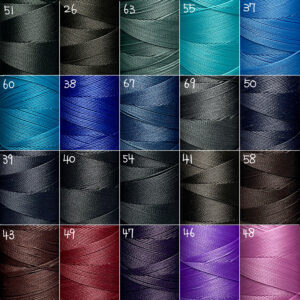 MBT waxed thread【49.Tyrian Purple】