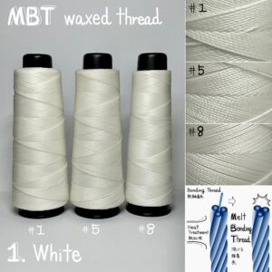 MBT waxed thread【1.White】