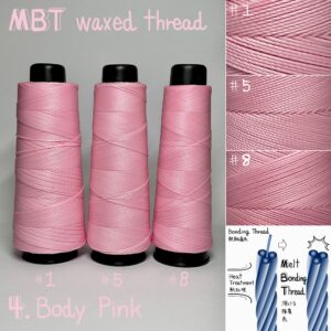 MBT waxed thread【4.Body Pink】