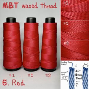 MBT waxed thread【6.Red】