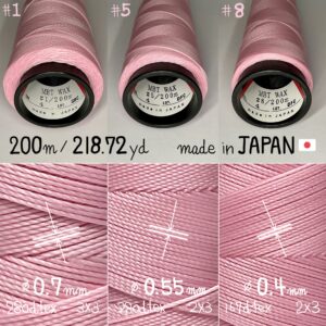MBT waxed thread【4.Body Pink】