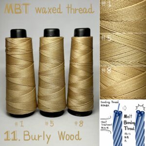 MBT waxed thread【11.Burly Wood】