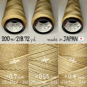 MBT waxed thread【11.Burly Wood】