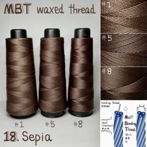MBT waxed thread【18.Sepia】