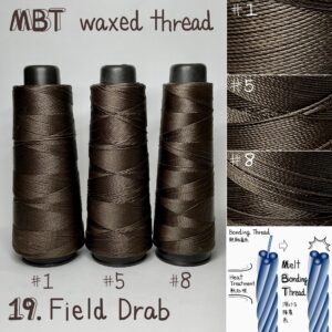 MBT 蝋引き糸【19.Field Drab】