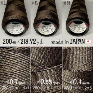 MBT waxed thread【19.Field Drab】