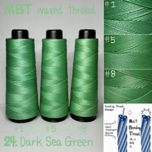 MBT 蝋引き糸【24.Dark Sea Green】