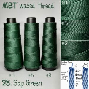 MBT waxed thread【25.Sap Green】