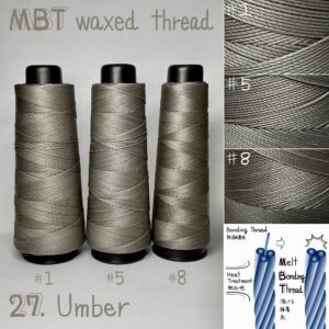 MBT waxed thread【27.Umber】