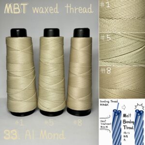 MBT waxed thread【33.Al mond】