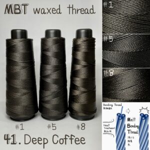 MBT 蝋引き糸【41.Deep Coffee】