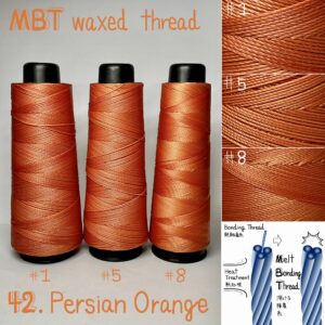 MBT 蝋引き糸【42.Persian Orange】