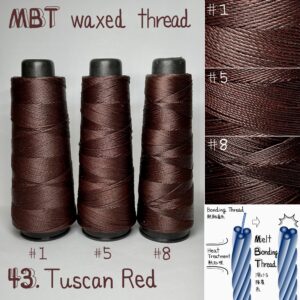 MBT 蝋引き糸【43.Tuscan Red】