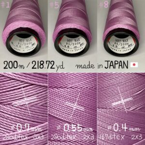 MBT waxed thread【48.Lavender】