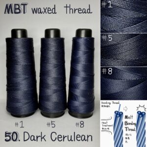 MBT 蝋引き糸【50.Dark Cerulean】