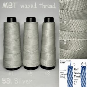 MBT 蝋引き糸【53.Silver】