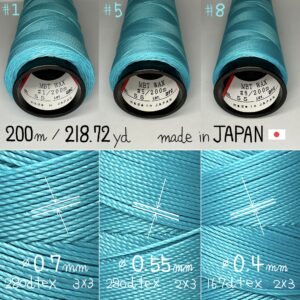 MBT waxed thread【55.Pale Blue】