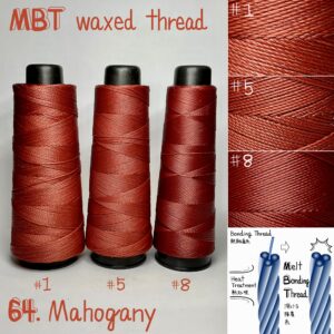 MBT 蝋引き糸【64.Mahogany】