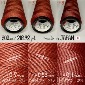 MBT waxed thread【64.Mahogany】