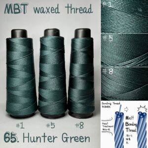 MBT waxed thread【65.Hunter Green】