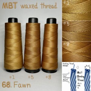 MBT waxed thread【68.Fawn】