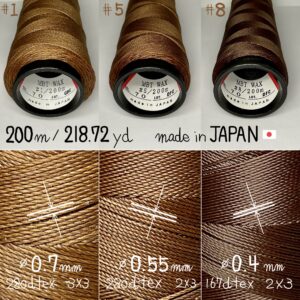 MBT waxed thread【70.Dark Goldennod】
