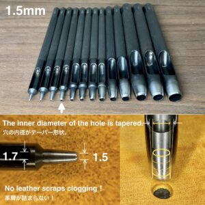 ハトメ抜き 1.5mm/ 5号