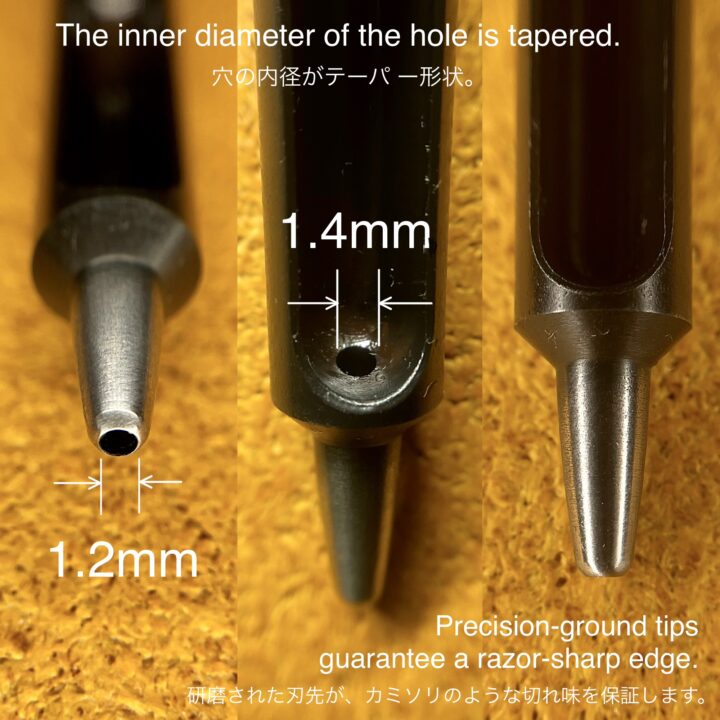 ハトメ抜き 1.2mm/ 4号