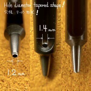 ハトメ抜き 1.2mm/ 4号