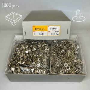 【Peacock】Pyramid Rivets (M/ 10mm) Nickel Plate