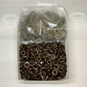 【Lucky Star】Grommets (No.25/ 19mm) Nickel Plate