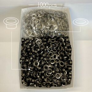 【Lucky Star】Grommets (No.25/ 19mm) Gunmetal Plate