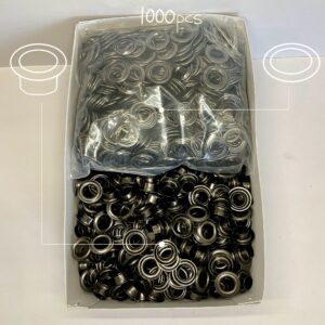 【Lucky Star】Grommets (No.28/ 23mm) Gunmetal Plate