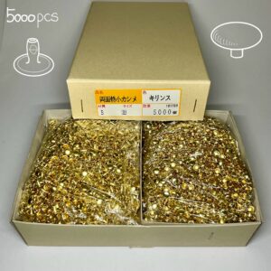 【Peacock】Double Cap Rivets (XS/ 4.6mm) Solid Brass