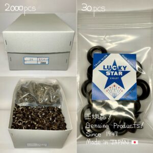 【Lucky Star】Grommets (No.25/ 19mm) Nickel Plate