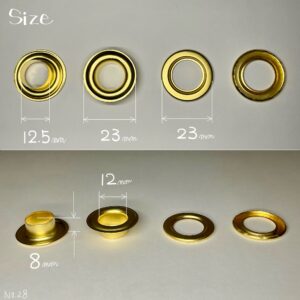 【Lucky Star】Grommets (No.28/ 23mm) Solid Brass