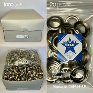 【Lucky Star】Grommets (No.30/ 28mm) Nickel Plate