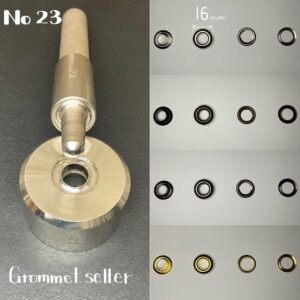 【Lucky Star】Grommets (No.23/ 16mm) Nickel Plate