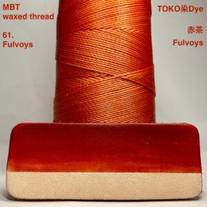 TOKO染Dye (Fulvoys 赤茶) 100ml【Water Based Leather Dye】