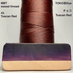 TOKO染Dye (Tuscan Red チョコ) 100ml【Water Based Leather Dye】