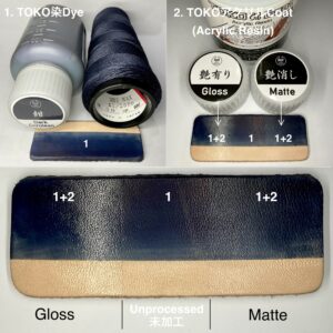 TOKO染Dye (紺 Dark Cerulean) 100ml【皮革用水溶性濃縮染料】
