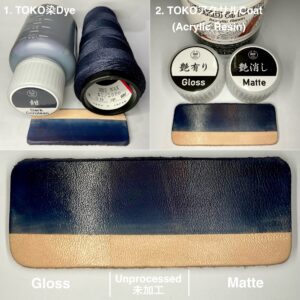 TOKO染Dye (紺 Dark Cerulean) 100ml【皮革用水溶性濃縮染料】